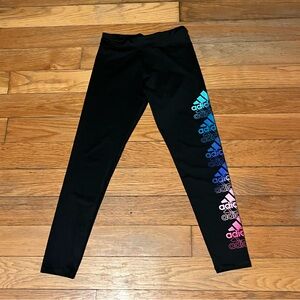 Cute girls colorful leggings size 10-12Y Medium